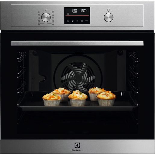 Image of Electrolux FORNO INCASSO STEAMBAKE + PIROLITICO CLASSE A+ 60 CM CODFP46X2 MADE IN ITALY