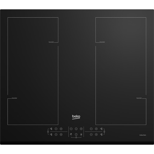 Beko HII64206F2MT: Piano a Induzione, 4 Zone con 2 Sezioni IndyFlex, 60 cm