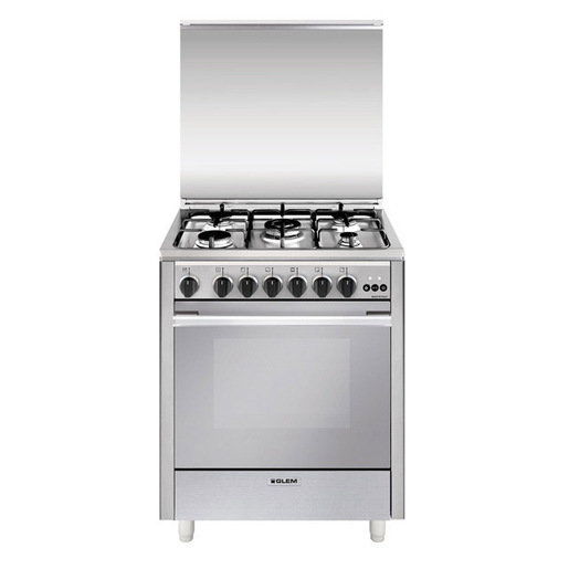 Image of Glem Gas U765VI cucina Elettrico/Gas Acciaio inox