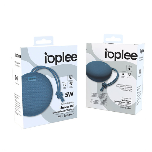 Image of IOPLEE Cassa Speaker Wireless 5W - Blu