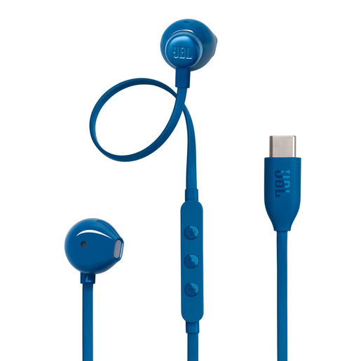 Image of JBL Tune 305C Auricolare Cablato In-ear Musica e Chiamate USB tipo-C Blu
