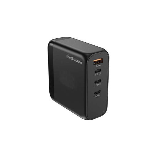 Image of Mediacom MD-A230 Caricabatterie per dispositivi mobili Cuffie, Computer portatile, Smartphone, Tablet Nero Interno