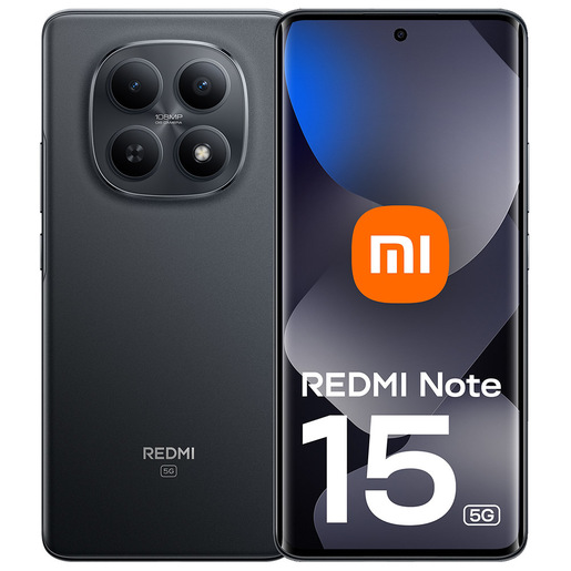 Image of Xiaomi Redmi Note 15 5G 17,2 cm (6.77'') 8 GB 256 GB 5520 mAh Nero
