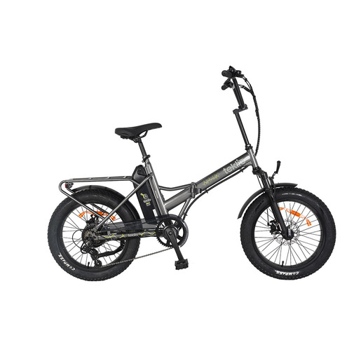 Image of TEKLIO TF4 ebike foldable 20'' in acciaio grigia