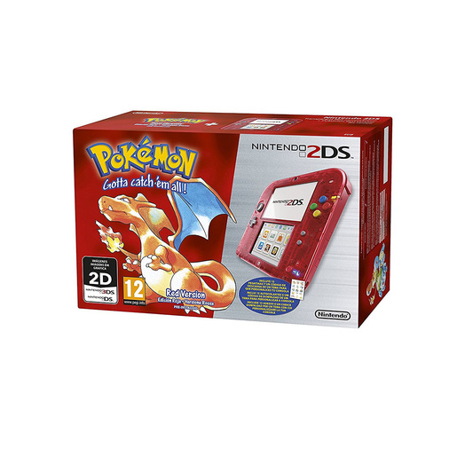 Image of Nintendo 2DS Special Edition: Pokémon Red Version console da gioco por