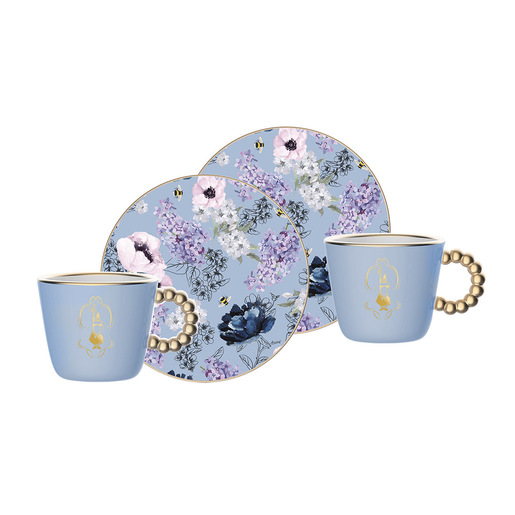 Image of Bialetti SET 2 TAZZ+PIATT BRIDGERTON