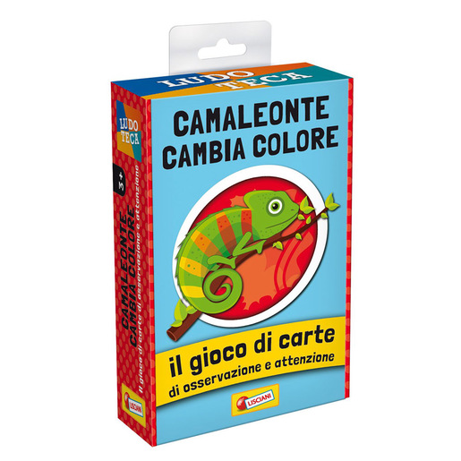 Image of Lisciani Le Carte Dei Bambini Camaleonte Cambiacolore