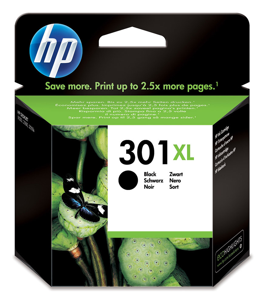 Cartucce Xl Compatibili Universali Kit 2 Cartucce Compatibili HP 301 XL - Nero Colore Per Stampanti Deskjet 1050, Generiche Stampa A Casa Risparmio - Foto 3