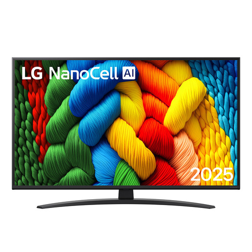 Image of LG NanoCell AI 43 polliciNANO81A6A TV Serie NANO81 43'' 4K, α7 Gen8, HDR10, 20W, 3 HDMI con Game Optimizer, Smart TV WebOS 25 cod015