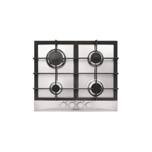 Image of Glem Gas GT64HIX piano cottura Acciaio inossidabile Da incasso 60 cm 4 Fornello(i)
