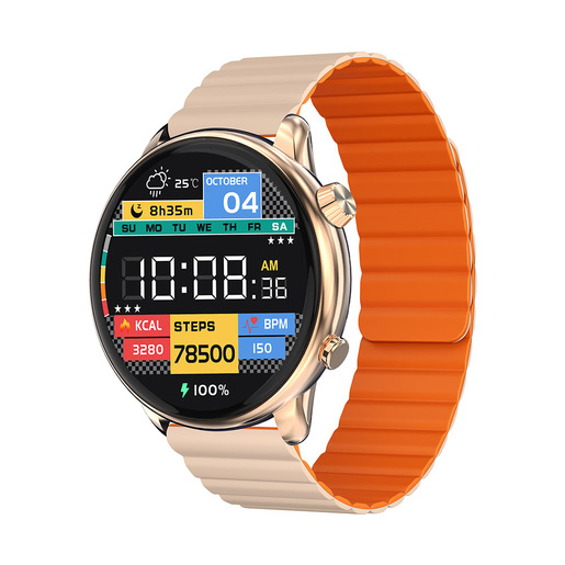 Image of IMIKI TG2 3,63 cm (1.43'') AMOLED 46 mm Digitale 466 x 466 Pixel Touch screen Oro