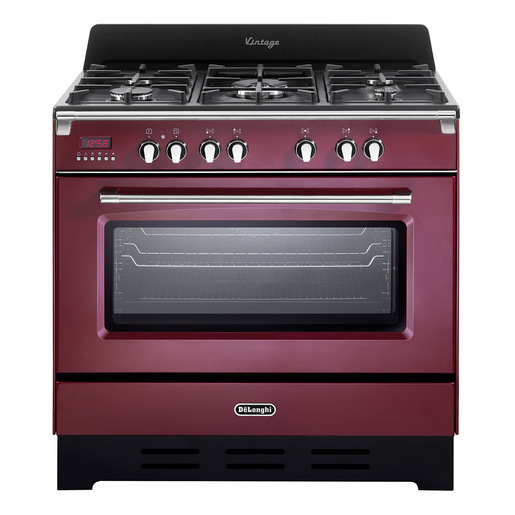 De’Longhi MEM 965 RA ED cucina Elettrico Gas Acciaio inox, Bordeaux