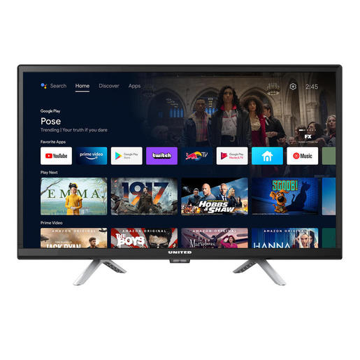 Image of        United LED24HS82A11 TV 61 cm (24'') HD Smart TV Wi-Fi Nero