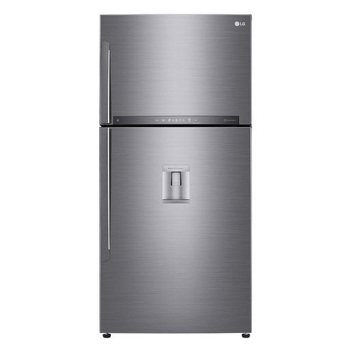 Image of LG GTF916PZPED Frigorifero doppia porta maxi, Classe E, 592L, Wi-Fi, Dispenser acqua, Inox