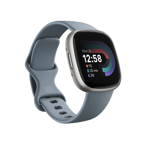 Image of Fitbit Versa 4 Digitale Touch screen Platino GPS (satellitare)
