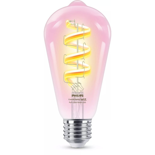 Image of Philips Lampadina trasparente a filamento 40 W ST64 E27