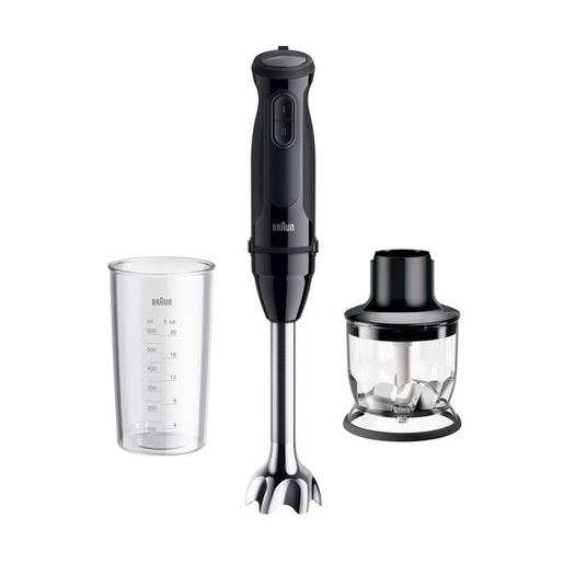 Image of Braun MultiQuick 3 MQ30201M 0,6 L Frullatore ad immersione 900 W Nero, Acciaio satinato