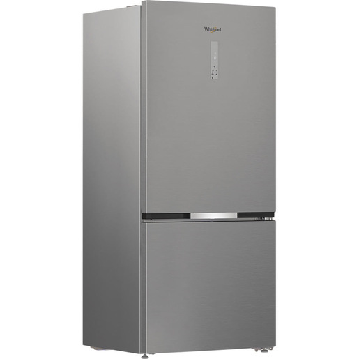 Image of Whirlpool WHK2 6614 X6E Frigorifero combinato a libera installazione, Dual no frost, 83cm, Classe C, Pearl Inox, 34 dbA, h193 cm