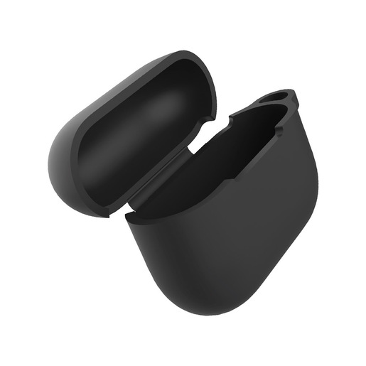 Image of Eva Fruit Custodia AirPods Pro in silicone morbido con base piatta - nero