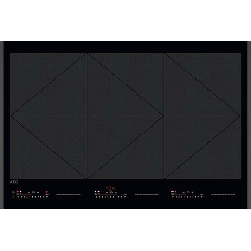AEG TR84IT00FB Piano cottura ad induzione Serie 6000 TotalFlex 80 cm