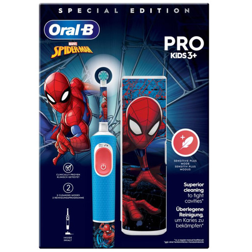Image of Oral-B Vitality Pro Kids Spiderman Bambino Spazzolino rotante-oscillan