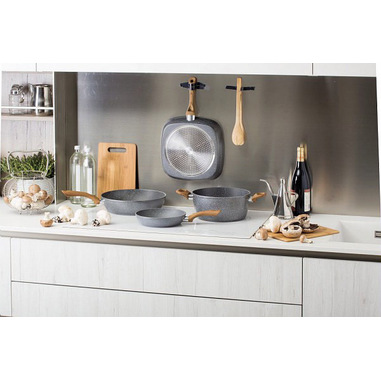 Tognana Padella Sphera 32 Cm: Alluminio Forgiato Con Antiaderente In Microsfere, Adatta A Induzione, PFOA Free, Nickel Free