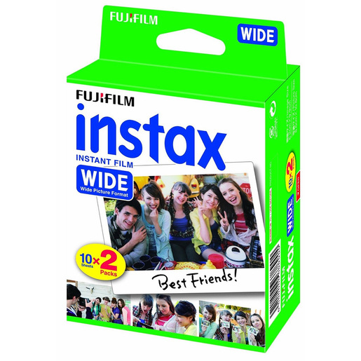 Fujifilm Instax Wide Film pellicola per istantanee 20 pz 108 x 86 mm
