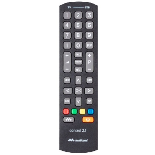 Image of Meliconi Control 2.1 telecomando IR Wireless STB, TV Pulsanti