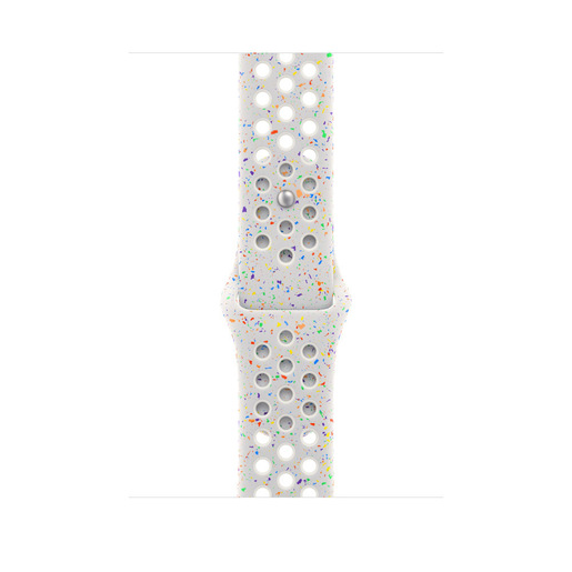 Apple MUV13ZM/A accessorio indossabile intelligente Band Bianco Alluminio, Fluoroelastomero