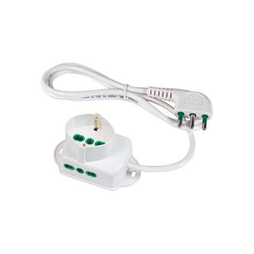 Image of FANTON 42105 prolunghe e multiple 1,5 m 3 presa(e) AC Bianco