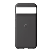 Custodia Topme Per Google Pixel 8a (6.1") | Silicone TPU Con Texture Similpelle, Effetto Metallo, Zaffiro
