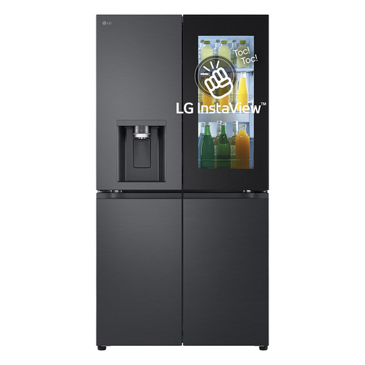 Image of LG InstaView GMG960EVJE Frigorifero Multidoor , Classe E, 638L, Wi-Fi, UVnano, Nero
