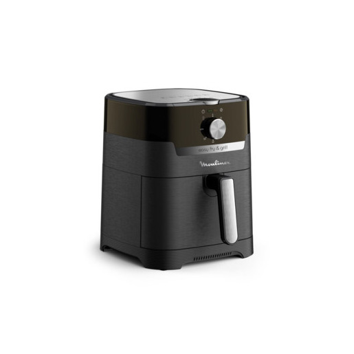 Image of Moulinex Easy Fry & Grill EZ501810, 2-in-1, Cottura Sana, Friggitrice ad Aria + Griglia, Temperatura Regolabile, Capacità 4,6 L