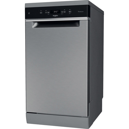 Image of Whirlpool Lavastoviglie FS 45 cm classe D, 11 coperti, Terzo cesto, 6° senso, PowerCleanPro, Inox