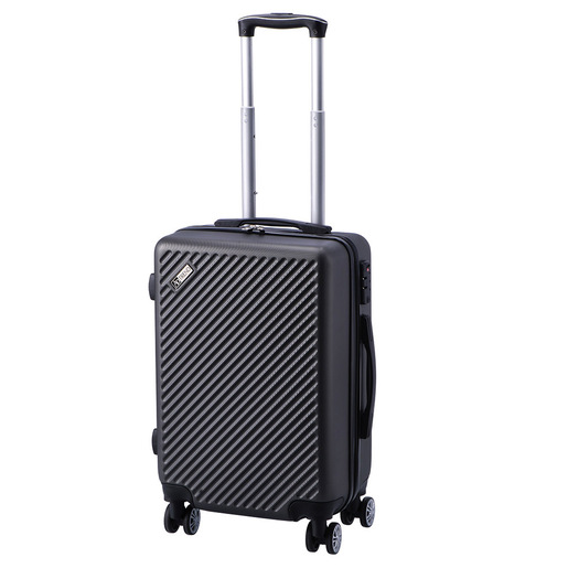 AD Trend 108465 bagaglio Trolley Guscio rigido Nero 32 L Acrilonitrile butadiene stirene (ABS)