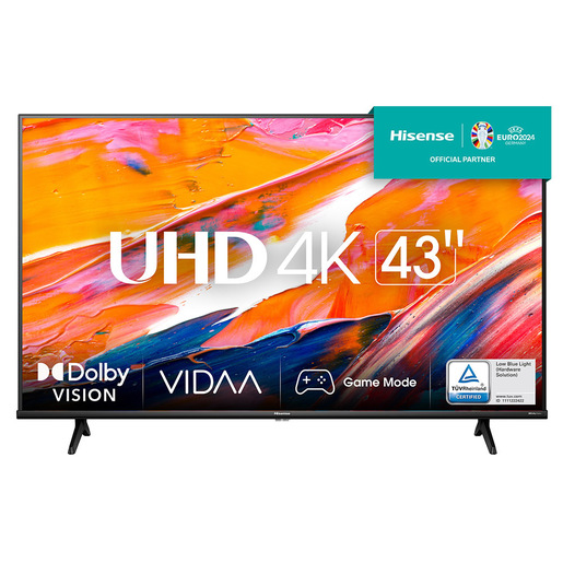 Image of Hisense TV LED Ultra HD 4K 43'' 43A6K Smart TV, Wifi, HDR Dolby Vision,