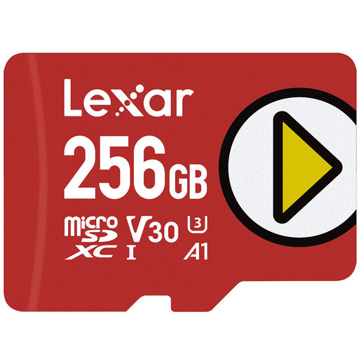 Image of        256GB PLAY MICROSDX UHS-I Red