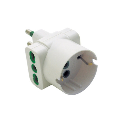 Image of FME 87190 adattatore per presa di corrente Tipo L (IT) Bianco