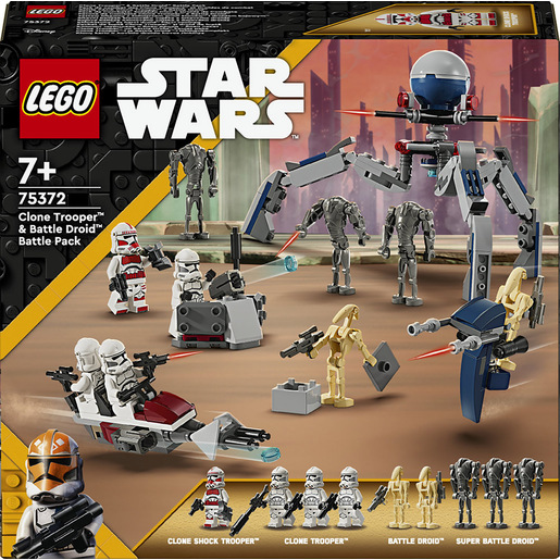 Image of        LEGO Star Wars Battle PACK Clone Trooper™ e Battle Droid™