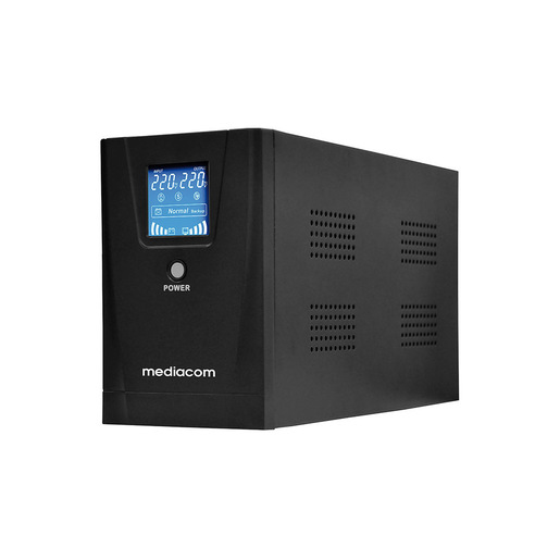 Mediacom M-UPS851D gruppo di continuità (UPS) A linea interattiva 0,8 kVA 480 W 2 presa(e) AC
