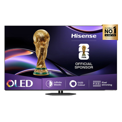 Image of Hisense 55A85Q 139,7 cm (55'') 4K Ultra HD Smart TV Wi-Fi Nero, Grigio