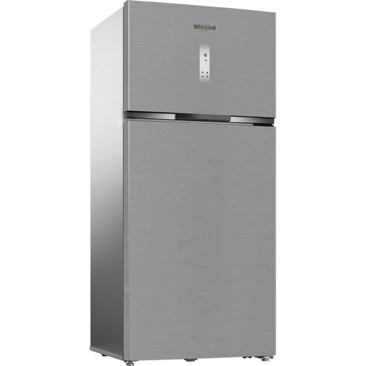 Image of Whirlpool WHD2 6633 X5E Frigorifero doppia porta a libera installazione, Dual no frost, 83cm, Classe D, Pearl Inox, 35 dbA, h 188cm