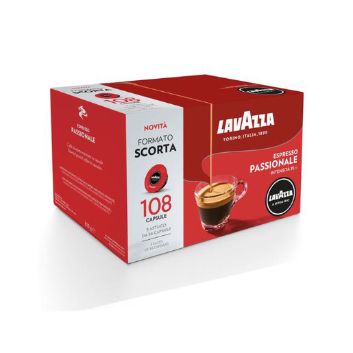 Lavazza A Modo Mio Passionale, 108 Capsule