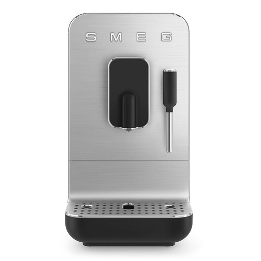 Smeg Macchina da Caffè Automatica lancia vapore Collezione Aesthetic – Nero – BCC12BLMEU