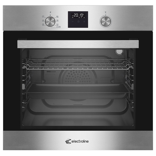 Electroline SEOB-829MXPR forno 61L Acciaio inox pirolitico 8 funzioni display