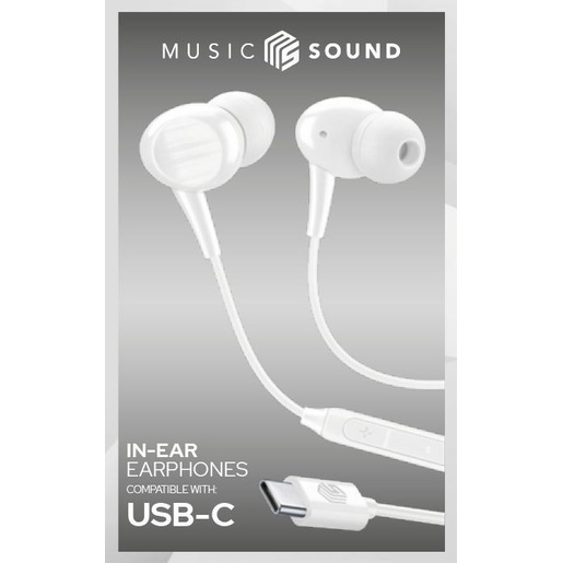 Image of Music Sound Color In-Ear Usb-c Auricolare con design In-Ear e connettore USB-C
