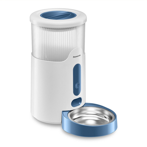 Image of Panasonic CP-JNF01CW Distributore Automatico di Cibo per Animali, Capacità 2.8L, App da Remoto, Monitoraggio Livello Cibo,Wi-Fi,Bianco