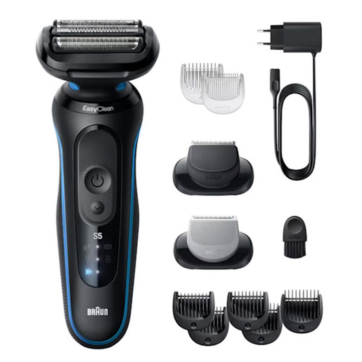 Image of Braun Series 5 52-B1650S rasoio elettrico Trimmer Blu