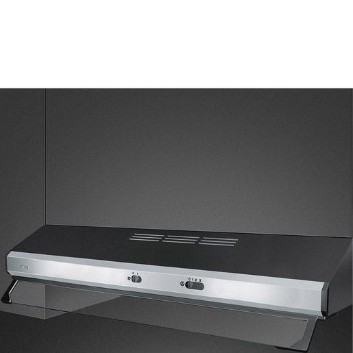 Image of Smeg KSEC91XE3 cappa aspirante Incassato Nero, Acciaio inox 305 m³/h