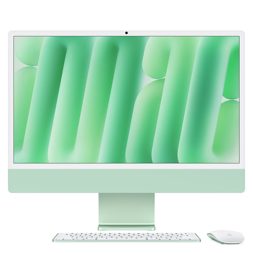 Apple iMac 24''Retina Display 4,5K, Chip M4 con CPU 10‑core, GPU 10‑core, 24GB, 512GB SSD, Verde